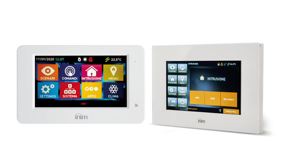 gestione allarmi inim alien